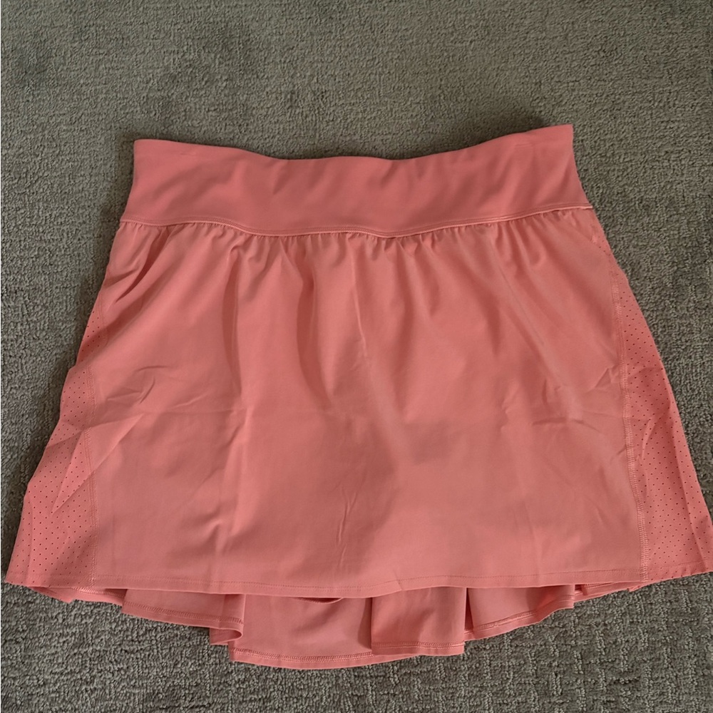 SPANX Get Moving 14” Pink Athletic Skort